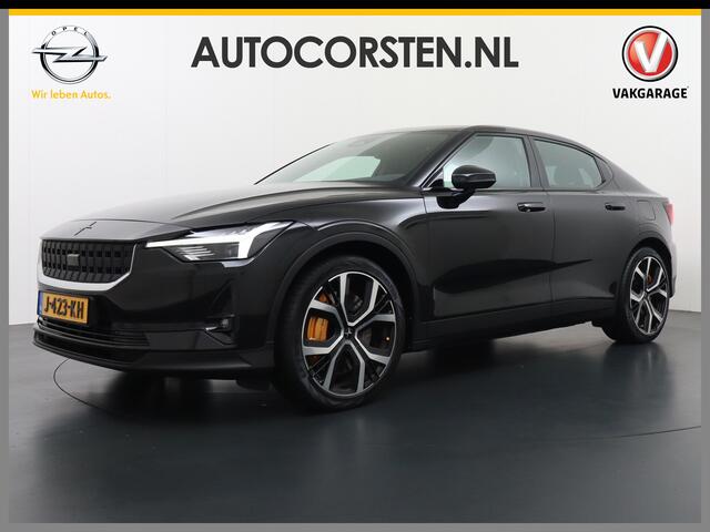 Polestar 2 78kWh 408PK PERFORMANCE 0-100 4,7sec. SOH 92,82% Long Range Trekhaak Pano-dak Elektr.Stoel+verwarmd Stuurverward (semi-)-AutoPilot AWD GSM-Sleutel (Digital-Key) Harman-Kardon Dual Motor 20" Adap.Cruise Ohlins-dempers Brembo-Remmen Apple Carplay Android Au