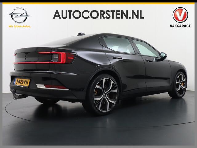 Polestar 2 78kWh 408PK PERFORMANCE 0-100 4,7sec. SOH 92,82% Long Range Trekhaak Pano-dak Elektr.Stoel+verwarmd Stuurverward (semi-)-AutoPilot AWD GSM-Sleutel (Digital-Key) Harman-Kardon Dual Motor 20" Adap.Cruise Ohlins-dempers Brembo-Remmen Apple Carplay Android Au