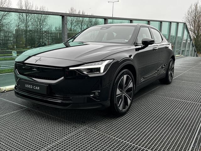 Polestar 2 Long Range Single Motor 82 kWh Parkeer camera 360 Gr. Verwarmde voorstoelen, Trekhaak semi Electrisch, Electrische achterklep.