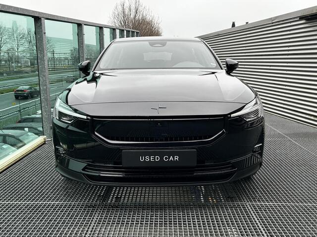 Polestar 2 Long Range Single Motor 82 kWh Parkeer camera 360 Gr. Verwarmde voorstoelen, Trekhaak semi Electrisch, Electrische achterklep.