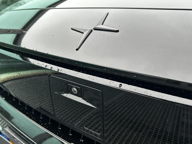 Polestar 2 Long Range Single Motor 82 kWh Parkeer camera 360 Gr. Verwarmde voorstoelen, Trekhaak semi Electrisch, Electrische achterklep.