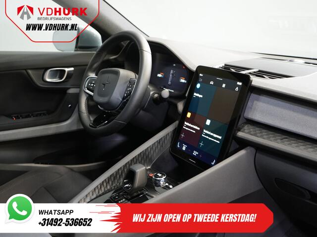Polestar 2 Long Range 78 kWh 551 km WLTP 94% SOH LED/ Adapt.Cruise/ Memory/ Stoelverw./ Carplay/ Navi/ Climate