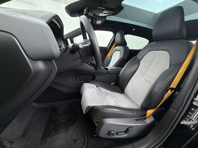 Polestar 2 Long Range PERFORMANCE Dual Motor AWD Launch Edition 78kWh Adap.Cruise Pano-Dak Harman&Kardon®-Audio Leder-Alcantara Navi Ecc Apple Carplay Android Auto 360°Camera SOH 91% 4WD Stuur-Stoel-Achterbankverwarming Elek.Achterklep Privacy Glas Lmv 20" Led Dodeh