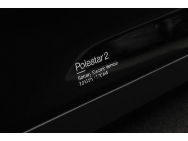 Polestar 2 Long Range Single Motor 78 kWh Pano 360 ° Pilot ACC Alcantara Stuurverwarming Memory seats Stoelverwarming voor & achter LM velgen