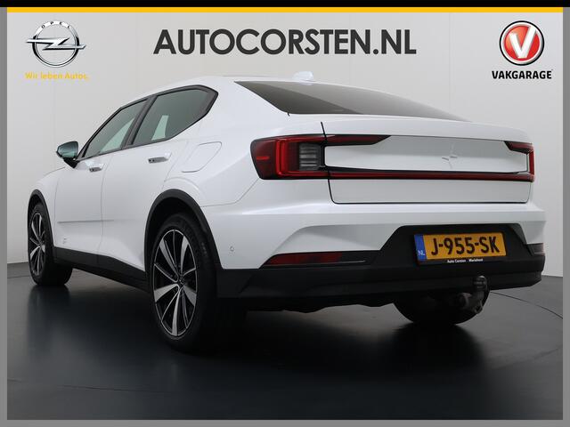 Polestar 2 Long Range Dual Motor 78kWh SOH 92% Trekhaak Panoramadak Adap.Cruise 360°Camera Navi Ecc Apple Carplay Android Auto Pdc Launch Edition Stoel+Stuurverwarming Lmv 19" Achterbankverwarming Keyless DAB Rijstrooksensor Origineel Nederlandse Auto