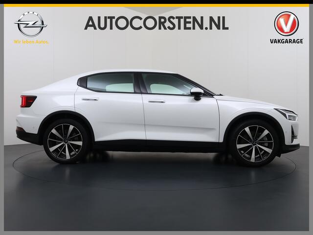 Polestar 2 Long Range Dual Motor 78kWh SOH 92% Trekhaak Panoramadak Adap.Cruise 360°Camera Navi Ecc Apple Carplay Android Auto Pdc Launch Edition Stoel+Stuurverwarming Lmv 19" Achterbankverwarming Keyless DAB Rijstrooksensor Origineel Nederlandse Auto