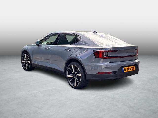 Polestar 2 Long Range Single Motor 78 kWh | Warmtepomp | Panoramadak | Elektrisch Verstelbare Voorstoelen | 360 Graden Camera | Cruise Control Adaptief | BLIS | Keyless Entry | Stoelverwarming voor en achter | Lichtmetalen Velgen 20 inch | Plus Pack | Pilot Pack