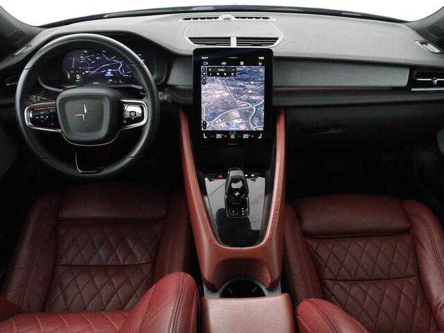 Polestar 2 Long Range Dual Motor Launch Edition 78kWh SOH 91,9% | Panoramadak | 360 Camera | Carplay | Navigatie | Adaptive Cruise | Harman Kardon | Stoel & Stuurwiel verwarming