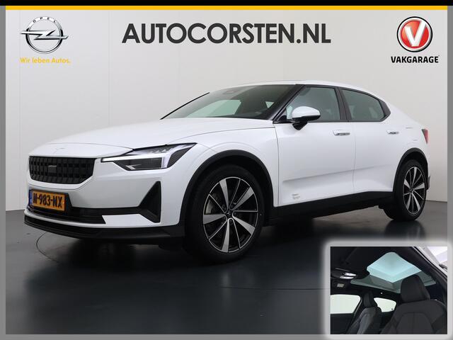 Polestar 2 Long Range Warmtepomp Panoramadak Head-up display Harman&Kardon®-Audio Camera Stoel+Stuur+Achterbankverwarming Elek.Achterklep Google®-Maps Single Motor 78kWh Ecc Elek.Stoel+Memory Apple Carplay Android Auto Lmv Led-Pixel Keyless 1e Eigenaar Dealeronderho