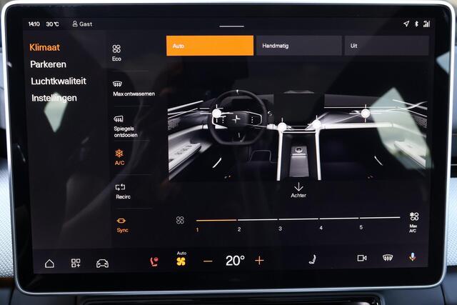 Polestar 4 Long Range Plus 100 kWh - Panoramadak - IntelliSafe Assist & Surround - Pilot Pack - 360º Camera - Harman/Kardon audio - Verwarmde voorstoelen, stuur & achterbank - Head up display - Parkeersensoren voor & achter - 20' LMV