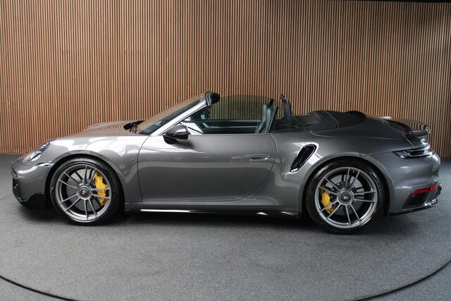 Porsche 911 Cabrio 3.8 Turbo S Carbon PDCC Keramisch Matrix 360 Leer Navi Burmester Stoelventilatie Memory seats PDC Stoelverwarming Climate Stuurverwarming PTV Plus PDLS+