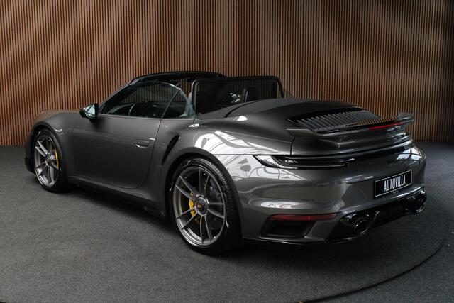 Porsche 911 Cabrio 3.8 Turbo S Carbon PDCC Keramisch Matrix 360 Leer Navi Burmester Stoelventilatie Memory seats PDC Stoelverwarming Climate Stuurverwarming PTV Plus PDLS+
