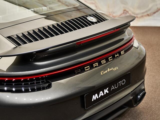 Porsche 911 Coupé 3.8 Turbo 50 Years, Heritage Design, 21", pano, Burmester, schuifdak, alcantara, memory, keyless, ACC, NP404k