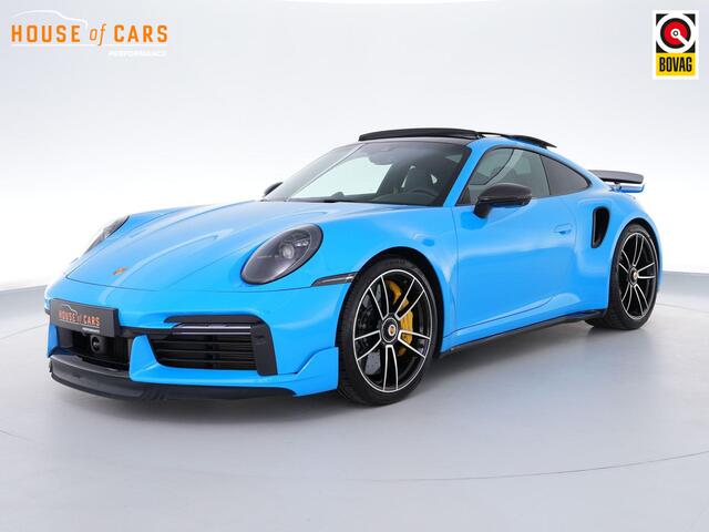 Porsche 911 Turbo S 3.8 650pk |dealer onderhouden|Aero-pakket|wrap|lift|Burmester|sport-chrono|PDCC|sportuitlaat|360|panoramadak|memory|18-voudig|stoelverwarming & verkoeling|