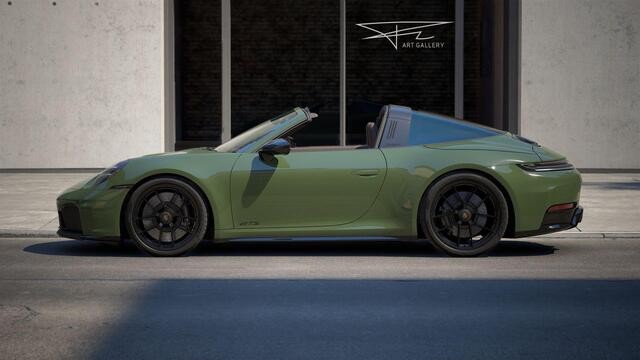 Porsche 911 3.6 T-Hybrid Targa 4 GTS, PTS Natoolive, noselift, Bose, 21", sport chrono, stl.ventilatie, matrix-LED, ACC, memory, privacy, NP313k