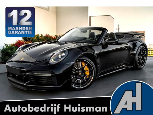 Porsche 911 Cabrio 3.8 Turbo S 478kW/650pk PDK8 SPORT DESIGN + AERO-PAKKET + BURMESTER + NACHTZICHT + ADAPT.CRUISE + 360 CAMERA + LIFT + KEYLESS ENTRY&DRIVE + SPORT CHRONO + PDLS PLUS + PASM SPORT -10MM + TARGET BLU EYE + PPF FRONT + 20/21 INCH EXCL.DESIGN!