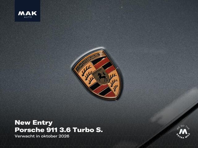 Porsche 911 3.6 Turbo S , pano, noselift, clubleder, ceramic, InnoDrive, Burmester, sp.uitlaat, sp.chrono, surround view, NP390k