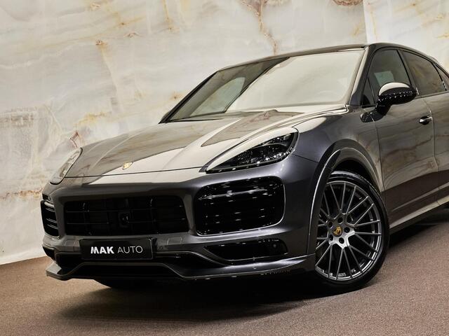 Porsche CAYENNE Coupé 3.0 E-Hybrid, NL-auto, 1e eig., TechArt, SportDesign, luchtv., tr.haak, 22", Bose, sp.uitlaat, matrix-LED, carbon, memory, softclose, ACC, privacy