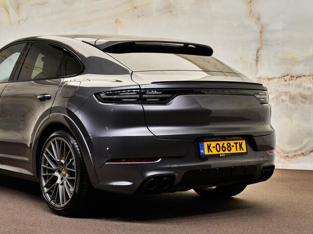 Porsche CAYENNE Coupé 3.0 E-Hybrid, NL-auto, 1e eig., TechArt, SportDesign, luchtv., tr.haak, 22", Bose, sp.uitlaat, matrix-LED, carbon, memory, softclose, ACC, privacy