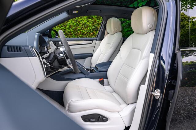 Porsche CAYENNE Coupé 3.0 E-Hybrid Platinum Edition | Blauw-Beige-Krijt | 1e. Eig.