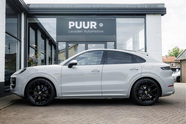 Porsche CAYENNE Coupé 3.0 E-Hybrid Sport Design Krijtgrijs Pano - Trekhaak - 360 View