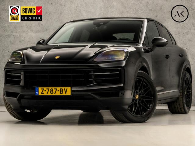 Porsche CAYENNE Coupé 3.0 E-Hybrid SportDesign 471Pk Automaat (PANORAMADAK, LUCHTVERING, SPORT CHRONO PAKKET, SPORTUITLAAT, MEMORY SEATS, SFEERVERLICHTING, RODE GORDELS, NIEUWSTAAT)