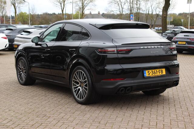 Porsche CAYENNE Coupé 3.0 E-Hybrid Platinum Edition / Panoramadak / 360Camera / Luchtvering / 21'' / Sfeerverlichting / Sportchrono / Bose / Keyless / Sportuitlaat / Dodehoek / DAB / Stoelverwarming / ACC