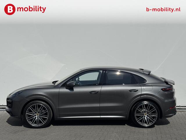 Porsche CAYENNE Coupé 3.0 E-Hybrid 462PK Sport Design SOH 90% NL Auto! Panoramadak | Achteras besturing | Voor/Achterstoelen verwarmd | Adaptive Cruise Control | Surround View | Stoelventilatie | Bose Sound System | Soft-Close Portieren
