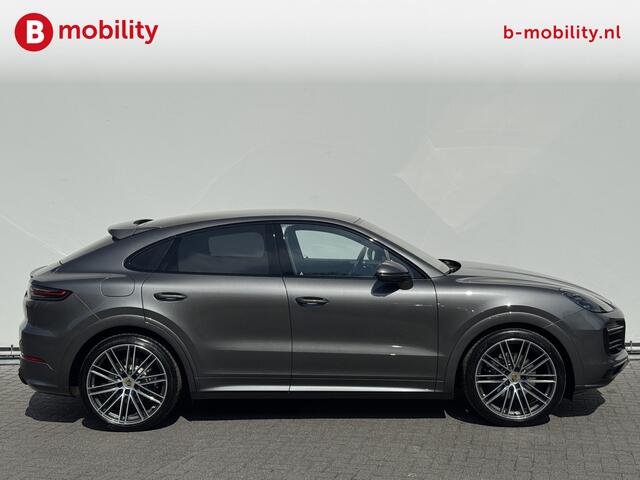 Porsche CAYENNE Coupé 3.0 E-Hybrid 462PK Sport Design SOH 90% NL Auto! Panoramadak | Achteras besturing | Voor/Achterstoelen verwarmd | Adaptive Cruise Control | Surround View | Stoelventilatie | Bose Sound System | Soft-Close Portieren