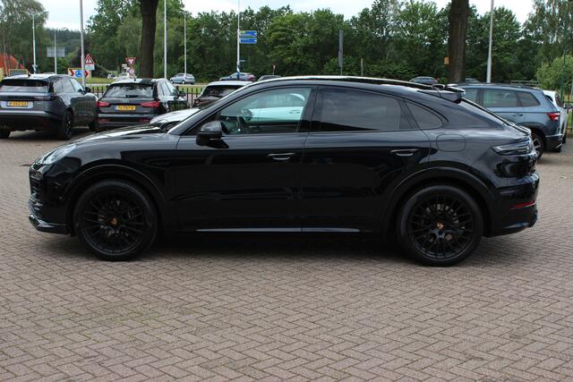 Porsche CAYENNE Coupé 3.0 E-Hybrid Platinum Edition / TechArt / Panoramadak / 360Camera / Keyless / Sportdesign+Chrono / 21'' / Softclose / Adaptieve Stoelen / Stoelverwarming 4x / Dodehoek / DAB / Cruise Control