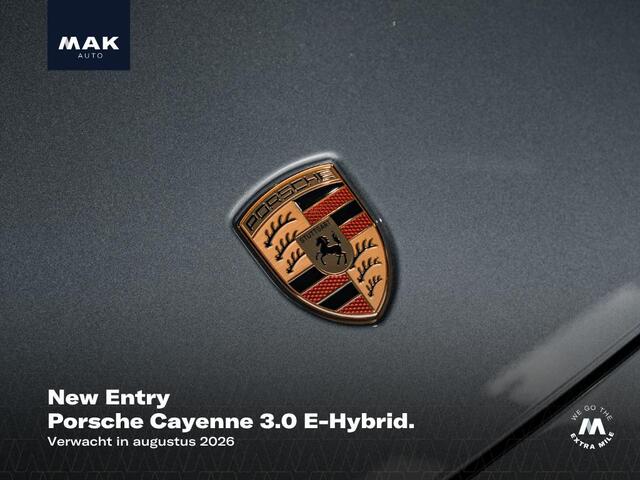 Porsche CAYENNE 3.0 E-Hybrid , Rear Seat Entertainment, pano, PDCC, SportDesign, 4W-best, Bose, luchtv., memory, bijrijdersdisplay, matrix-LED, tr.haak, 22", InnoDrive, HUD, NP186k