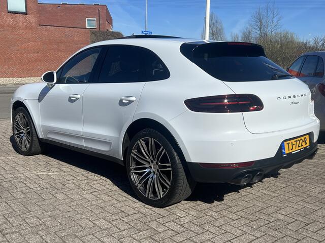 Porsche MACAN 2.0 Navi Panoramadak Elek Sportstoelen Bose Leder 21 Inch Turbo Velgen Led Getint Glas NL Auto Wit metallic