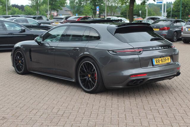 Porsche PANAMERA Sport Turismo 2.9 4 E-Hybrid / Panoramadak / 360Camera / Achterasbesturing / 21'' / Sportdesign + Chrono / Bose / Sportuitlaat / Luxe Leder / DAB / Stuurverwarming / Stoelverwarming 4x / Navigatie / DAB / Cruise Control