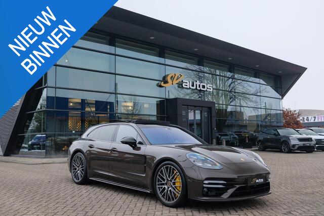 Porsche PANAMERA Sport Turismo 4.0 V8 Turbo S 700pk E-Hybrid Panoramadak Keramisch Luchtvering 4-wielsturing NLauto 1e eigenaar!