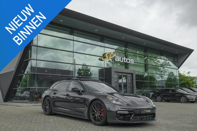 Porsche PANAMERA Sport Turismo GTS 4.0 V8 460PK SportDesign Pano Sport Chrono Carbon Alcantara 18-weg Sportstoelen Sportuitlaat Luchtvering