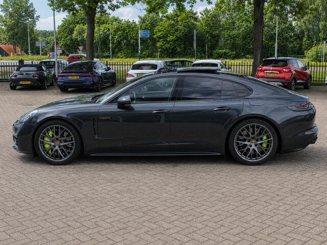 Porsche PANAMERA 4.0 Turbo S E-Hybrid / Panoramadak / 360Camera / Achterasbesturing / Nachtzicht / Softclose / 21'' / Sportuitlaat / Matrix LED / Carbon intr. / Bose / Sportdesign / Volleder / Dodehoek / DAB / ACC