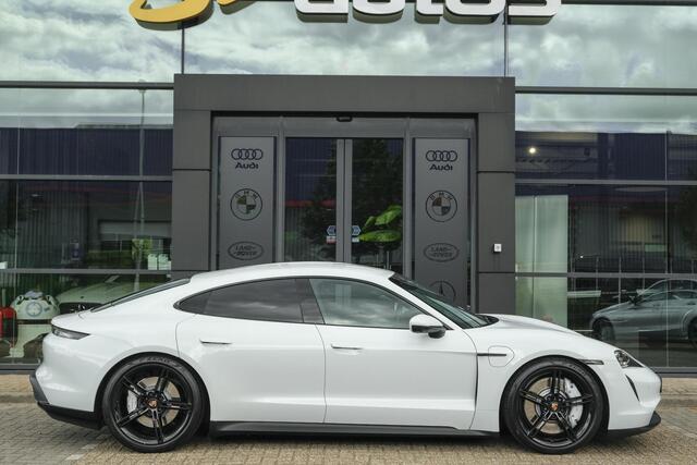 Porsche Taycan 4S 571pk Performance Plus 93 kWh 4-wielsturing PSCB brakes *BTW* Bose Adaptieve sportstoelen Matrix led Warmtepomp 21" LMV