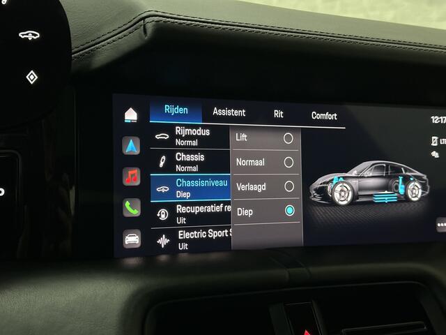 Porsche Taycan 4S Turbo Pakket Performance 84 kWh 490pk | Sport Chrono + | 360 Camera | ACC | Luchtvering | Carbon | 21" | Glasdak | 4WD | Vulkaangrijs | Carplay | Nw.Pr. 147.249,= | NL Auto | SOH Test | Garantie.