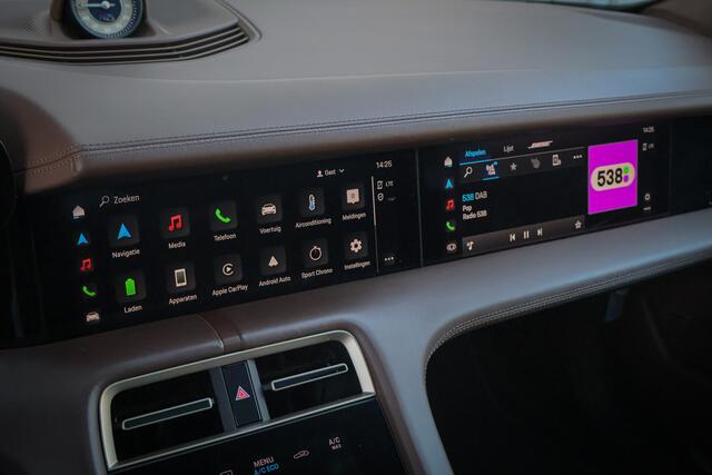 Porsche Taycan Turbo 93 kWh | PASSENGER DISPLAY | ADAPTIVE CRUISE | STOELVERWAMING & VERKOELING | 360 CAMERA | BOSE AUDIO |