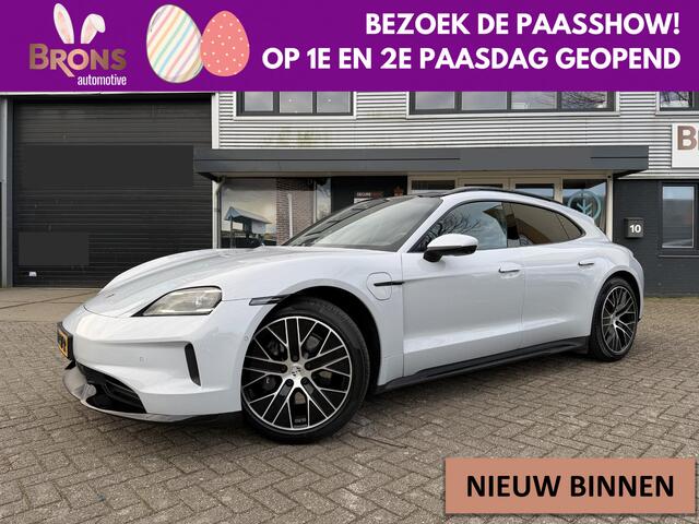 Porsche Taycan Sport Turismo Black Edition 105 kWh Pano l Massage l bijrijders scherm