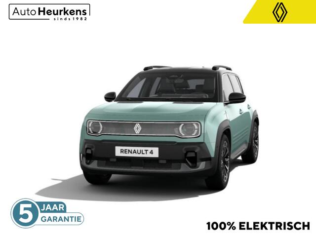 Renault 4 Iconic 150 pk Comfort Range l V2G l Speciale actieprijs (meer dan ¤ 4.500 korting) l Nieuwe auto met 8 jaar batterijgarantie!