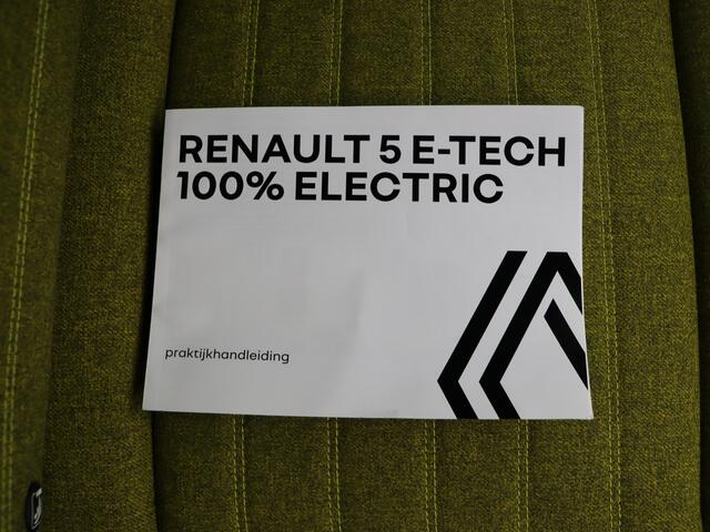 Renault 5 Iconic cinq Comfort range | Achteruitrijcamera | Elektrisch verwarmbare voorstoelen | ISOFIX-bevestigingssysteem voor kinderzitjes op passagiersstoel en op de twee buitenste zitplaatsen achter