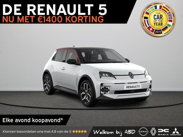 Renault 5 Techno Comfort range | Achteruitrijcamera | ISOFIX-bevestigingssysteem voor kinderzitjes op passagiersstoel en op de twee buitenste zitplaatsen achter | LED-dagrijverlichting met specifiek vormgegeven lichtsignatuur