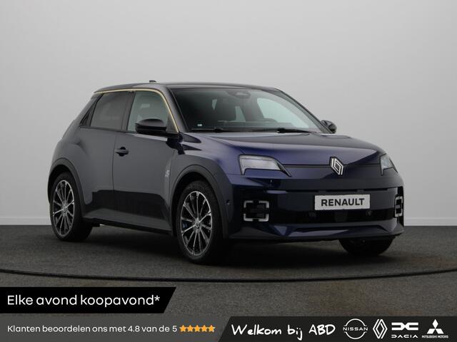 Renault 5 comfort range techno 52 kWh | Vijf jaar garantie | Harman Kardon | Stoel- en stuurwielverwarming | 18" lichtmetalen velgen 'Chrono' |