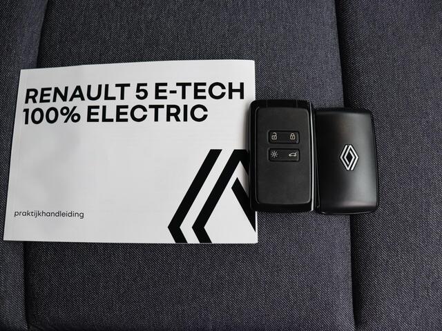 Renault 5 comfort range techno 52 kWh | Vijf jaar garantie | Harman Kardon | Stoel- en stuurwielverwarming | 18" lichtmetalen velgen 'Chrono' |