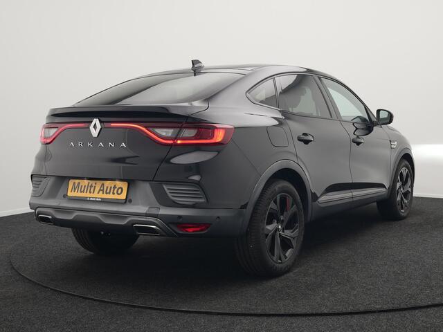 Renault Arkana 1.6 E-Tech R.S. Line Hybrid 158pk Dealer O.H | Adaptive Cruise | Camera | Alcantara Sportstoelen Verwarmd | Keyless | Blis | Draadloos Laden | Sportstuur Verwarmd | Navigatie | DAB |
