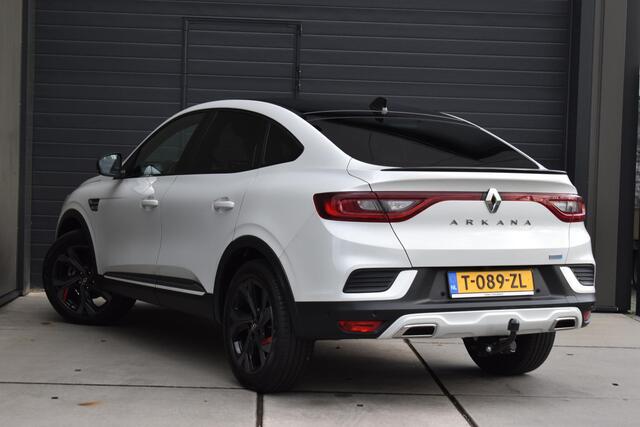 Renault Arkana E-Tech hybrid 145 RS-LINE | TREKHAAK | CAMERA | STUUR/STOELVERWARMING | NAVI | ADAPT. CRUISE CONTROL | APPLECARPLAY/ANDROIDAUTO | LEDER | CLIMATE CONTROL | PDC | LMV