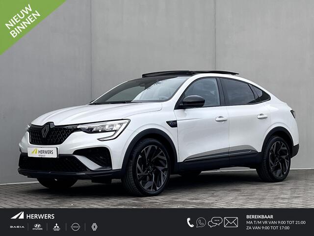 Renault Arkana 1.6 E-Tech full hybrid 145 esprit Alpine / Fabrieksgarantie tot 04-2026* / Dealer onderhouden / Elektrische stoelen / Elektrisch glazen schuifdak / Stuur- en stoelverwarming / Camera / 19" LM wielen /