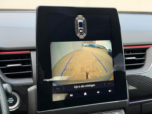 Renault Arkana 1.6 E-Tech Hybrid 145 R.S. Line / Trekhaak (760KG) / Dealer Onderhouden / Adaptive Cruise / Camera / Lederen Bekleding / Stoel & Stuurwiel Verwarming / Spoiler / Zwart Dak / DAB / NAP /