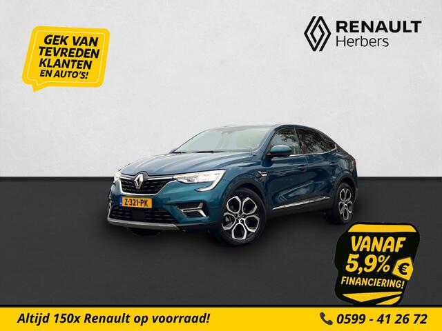 Renault Arkana 1.6 E-Tech hybrid 145 techno NAVI / CAMERA / ECC / FABRIEKSGARANTIE TOT 06.2027
